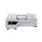 Global Furniture Usa Transitional Fabric U0204 Light Grey /White Pull Out Sofa Bed 5038 - alternate 6